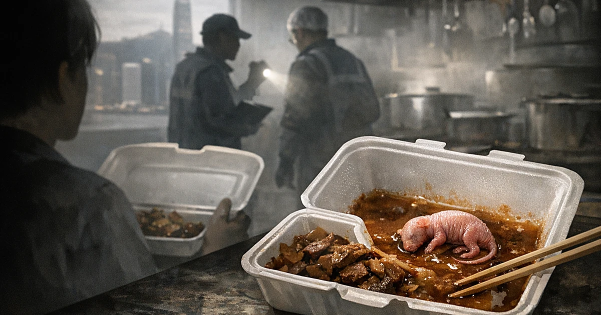 Featured image for: Hong Kong diner finds suspected newborn rat in Wa Jer Restaurant takeout